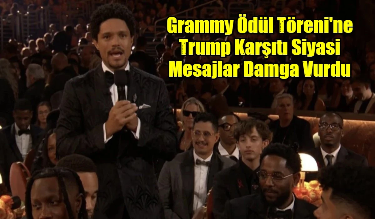 Grammy &Ouml;d&uuml;l T&ouml;reni'ne Trump karşıtı siyasi mesajlar damga vurdu