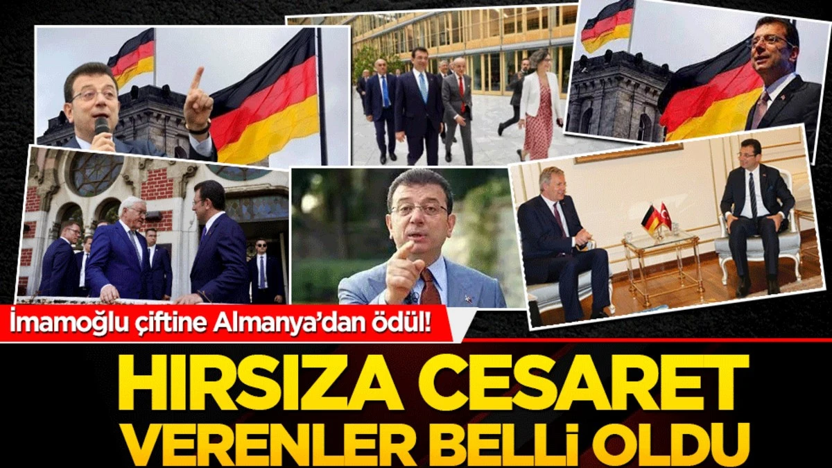   Gündem  İmamoğlu çiftine Almanya’dan ödül! 
