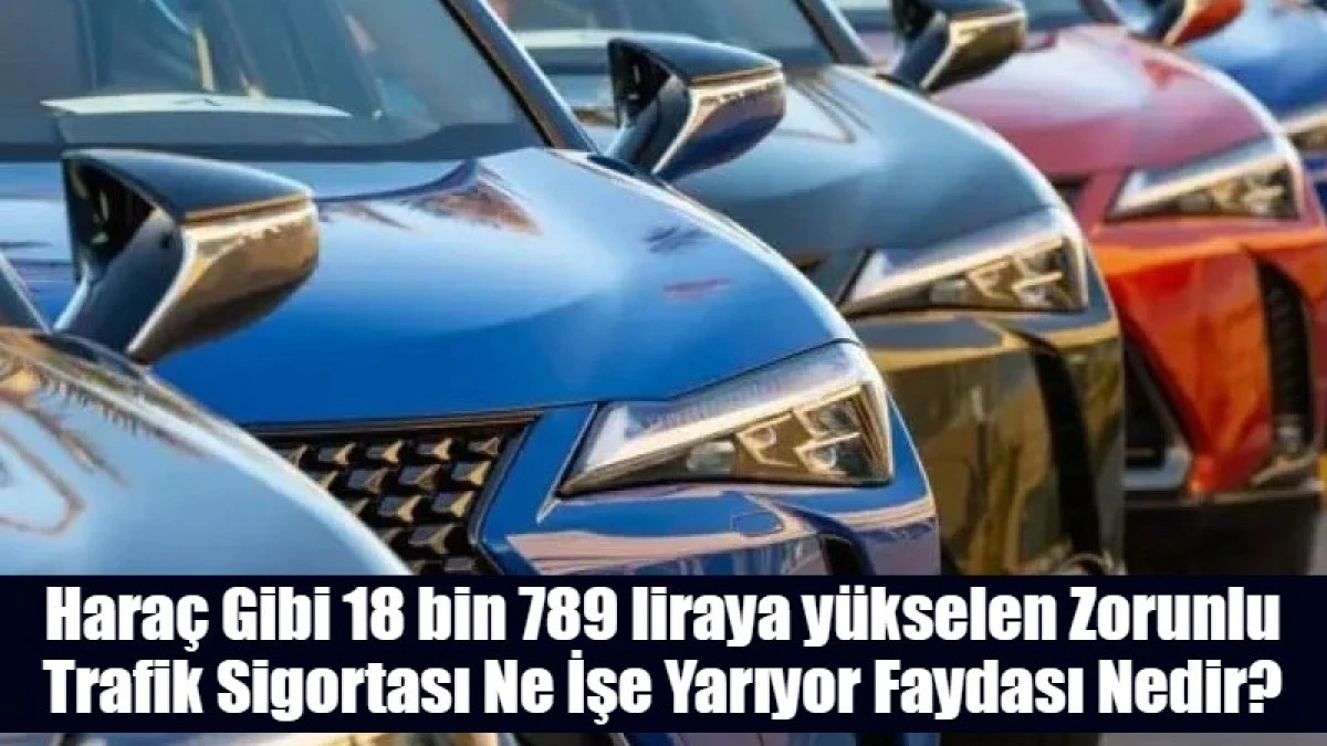 Hara&ccedil; Gibi 18 bin 789 liraya y&uuml;kselen Zorunlu Trafik Sigortası Ne İşe Yarıyor Faydası Nedir?