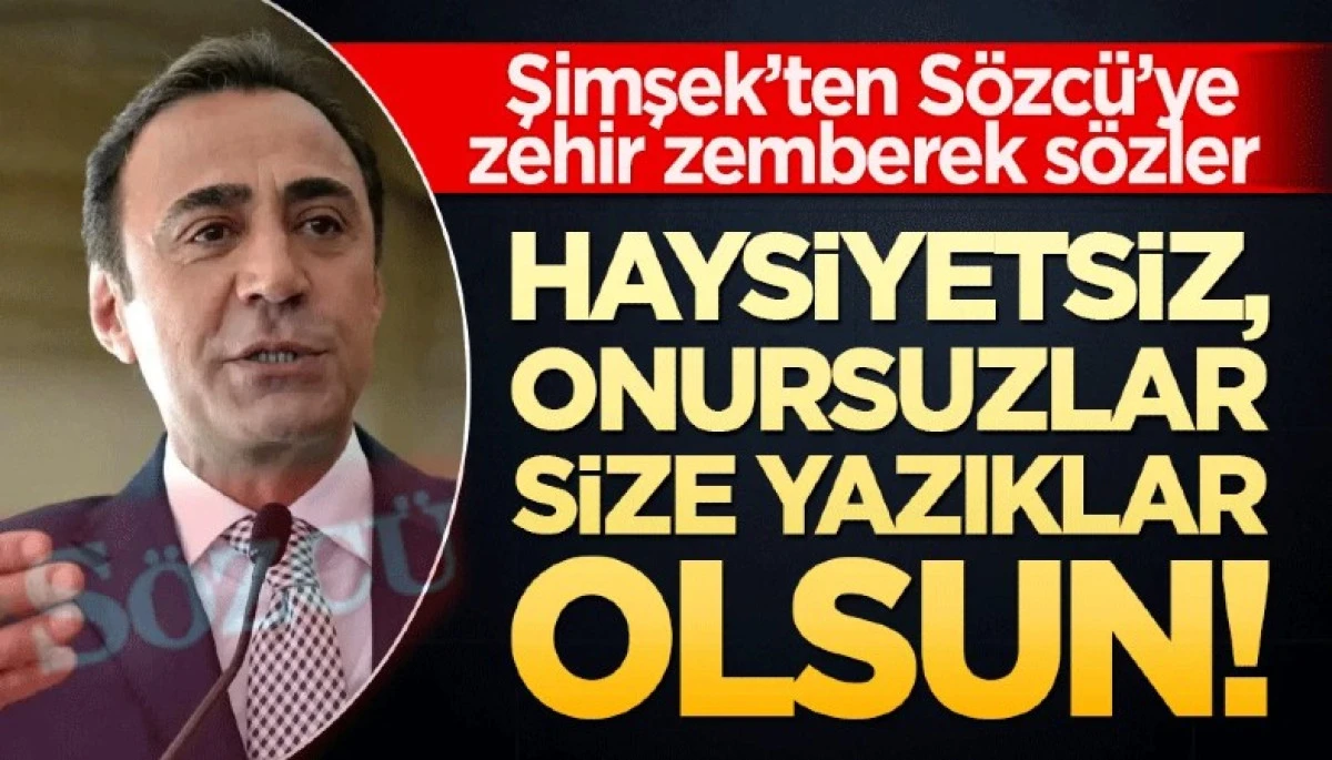 Haysiyetsiz, onursuzlar size yazıklar olsun!