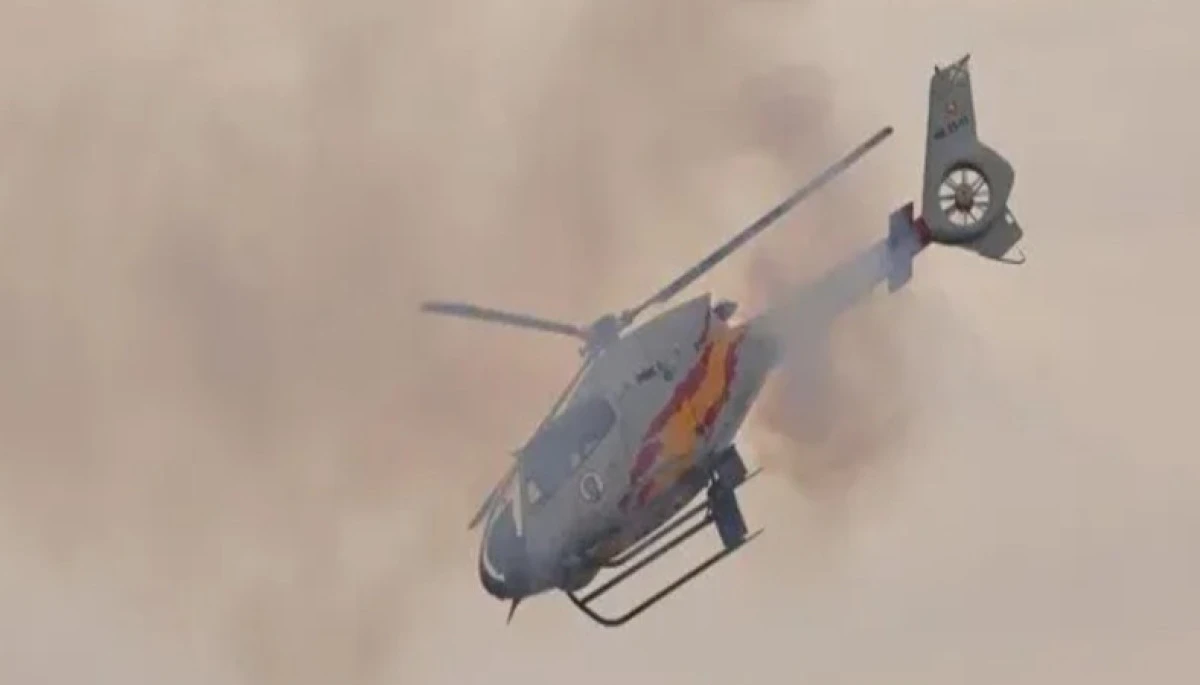  Helikopter Yere &Ccedil;akıldı!
