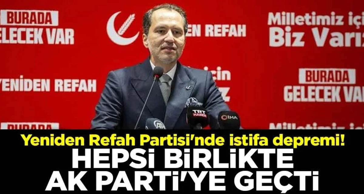 Hepsi birlikte AK Parti'ye ge&ccedil;ti