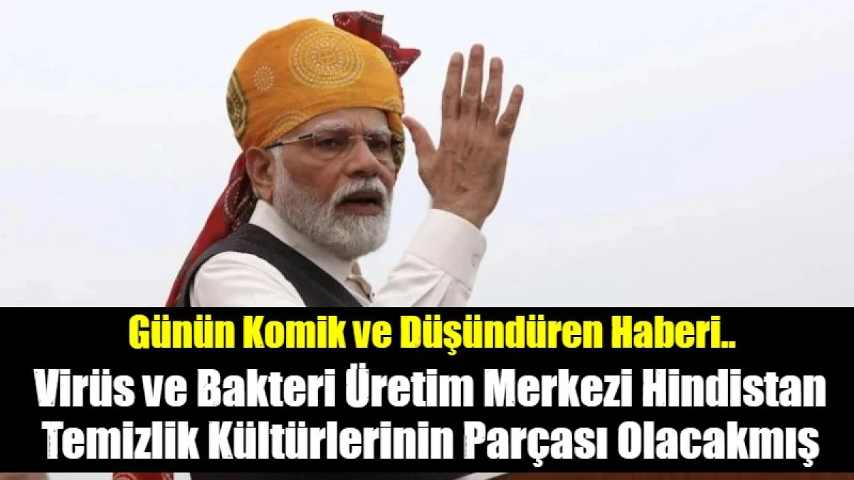 Hindistan Başbakanı Modi: Temizlik k&uuml;lt&uuml;r&uuml;m&uuml;z&uuml;n bir par&ccedil;ası olacak
