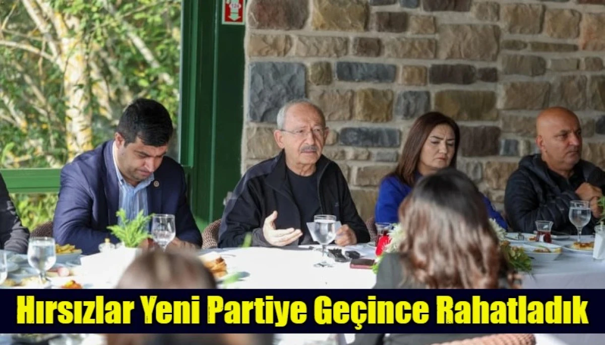 Hırsızlar Yeni Partiye Ge&ccedil;ince Rahatladık
