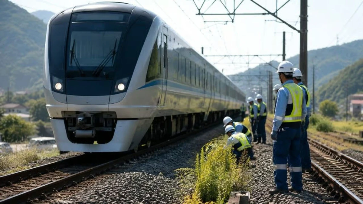 Hızlı Tren Ot Temizleyen İş&ccedil;ilere &Ccedil;arptı: 4 &Ouml;l&uuml;