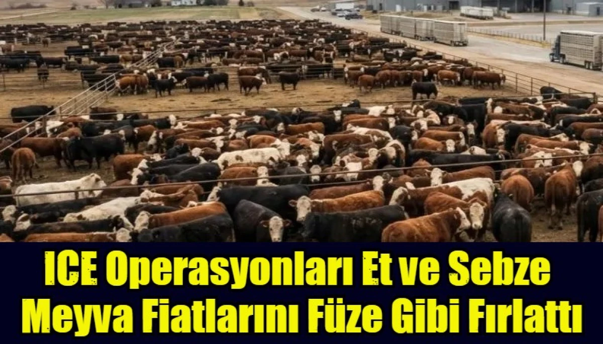 ICE Operasyonları Et ve Sebze  Meyva Fiatlarını F&uuml;ze Gibi Fırlattı