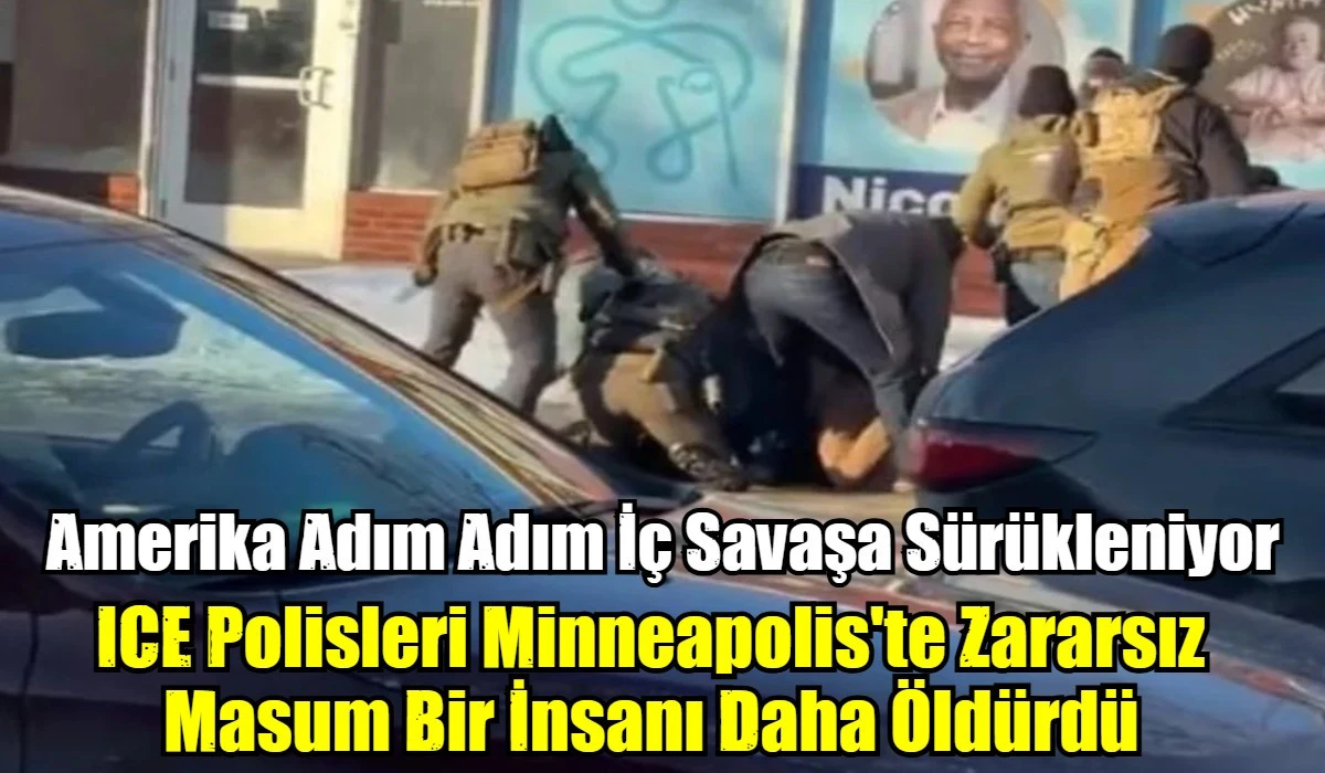 ICE Polisleri Minneapolis'te Zararsız Masum Bir İnsanı Daha &Ouml;ld&uuml;rd&uuml;