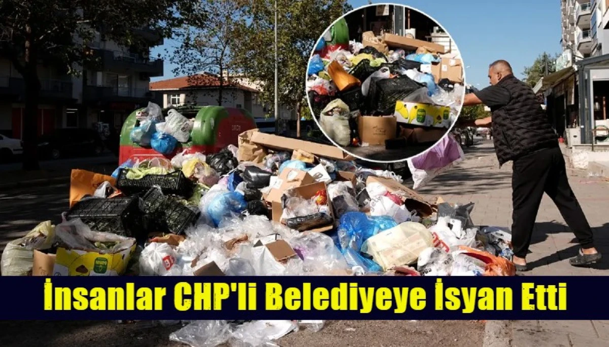 İnsanlar CHP'li Belediyeye İsyan Etti