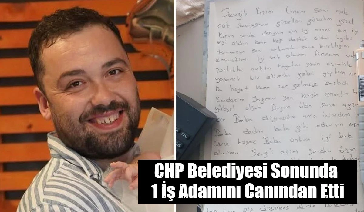 İş Adamı Mehmet &Ccedil;aput geride veda mektubu bırakarak intihar etti