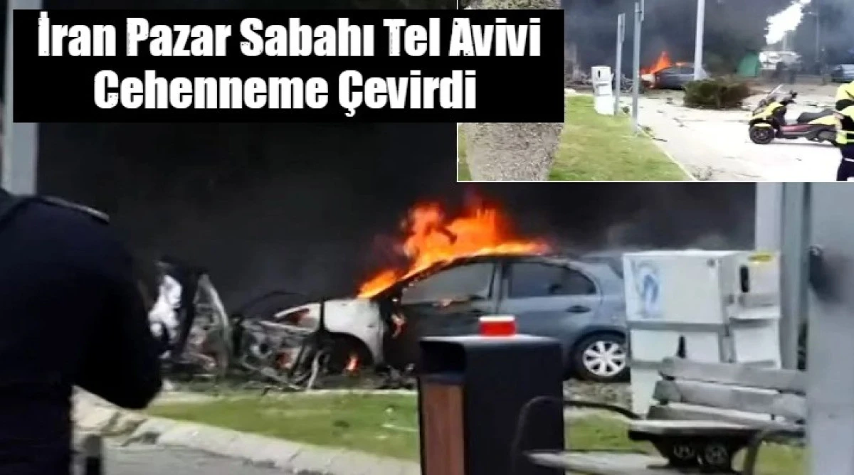 İsrail'e d&uuml;şen İran f&uuml;zesi ortalığı cehenneme &ccedil;evirdi