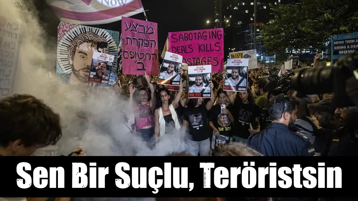 İsrailli Bakan Ben Gvir, protesto edildi: Sen bir suçlusun, teröristsin