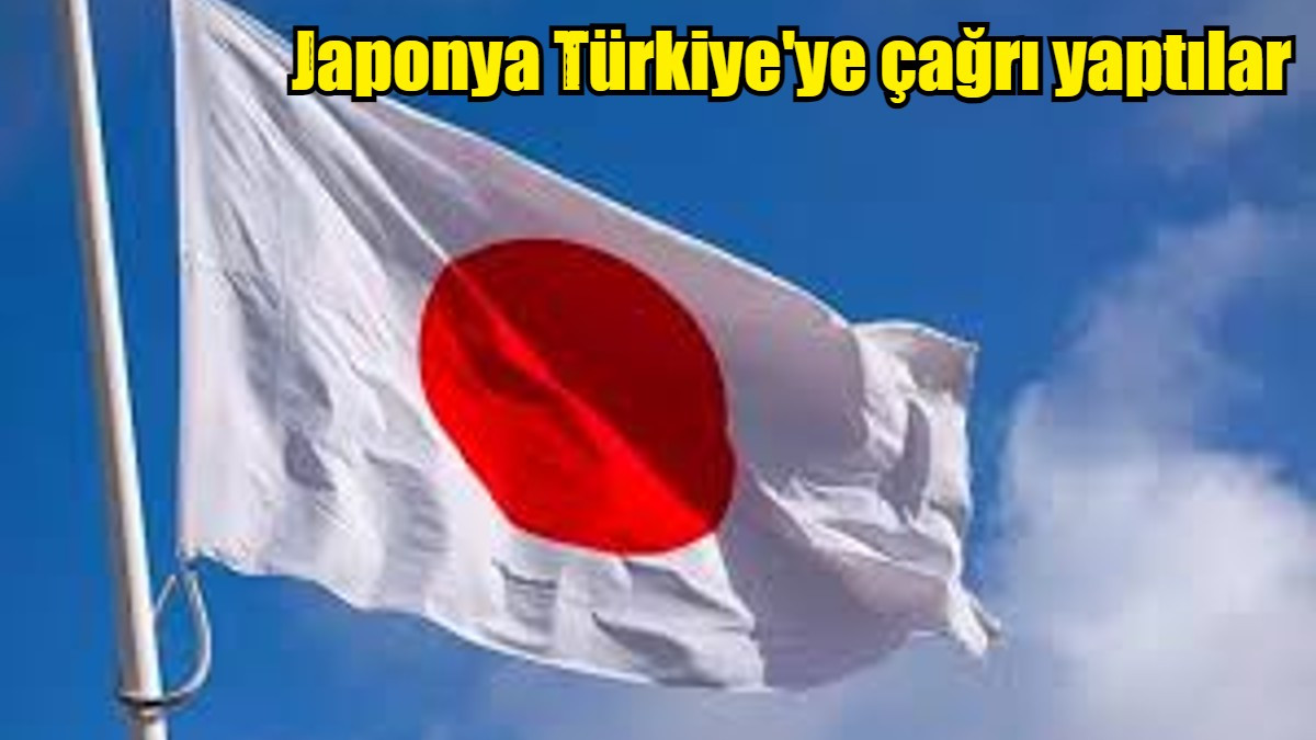 Japonya Türkiye'ye çağrı yaptılar