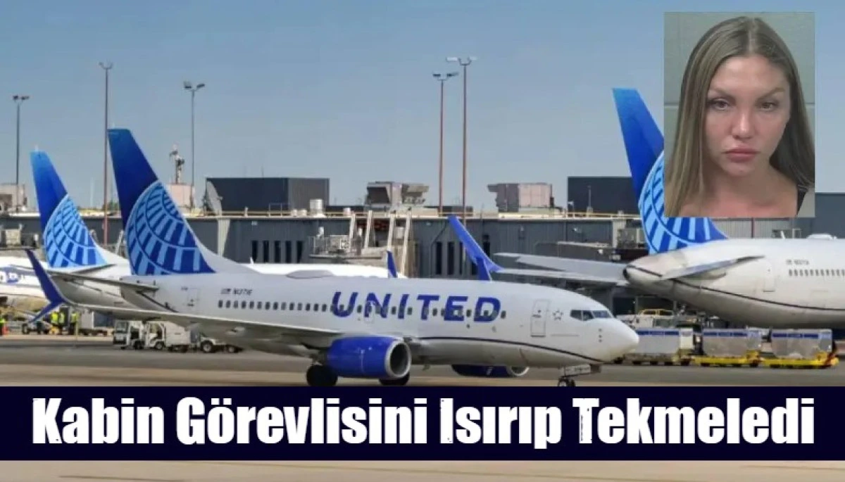 Kabin G&ouml;revlisini Isırıp Tekmeledi
