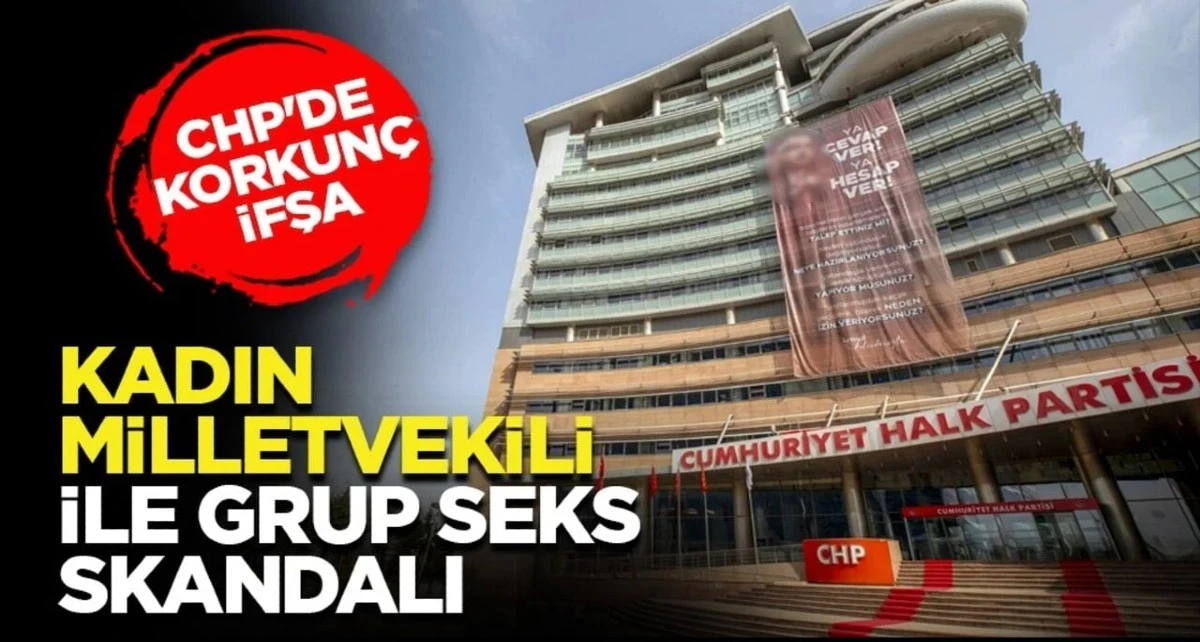 Kadın milletvekili ile grup seks skandalı
