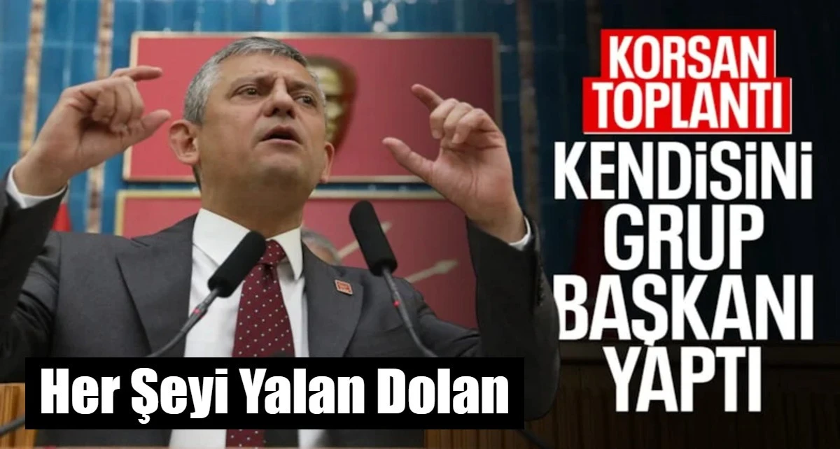 Kanun Tanımaz Rezillik: Kendini CHP Genel Başkanı İlan Etti