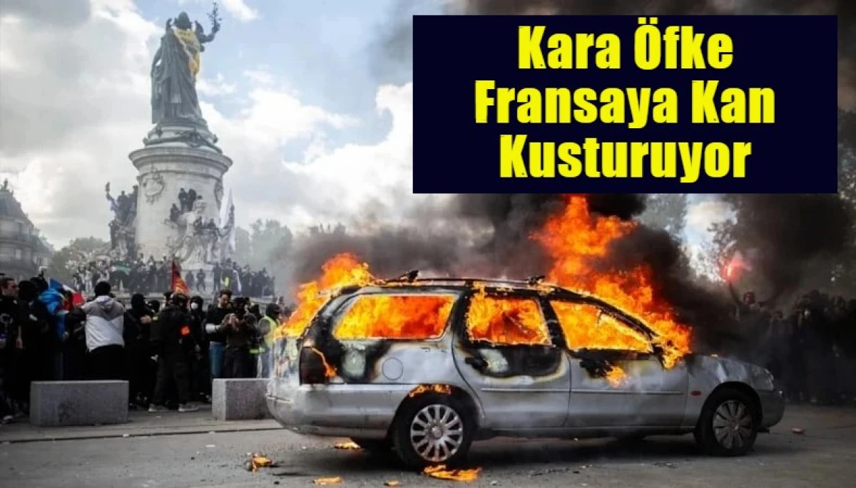 Kara &Ouml;fke Fransaya Kan Kusturuyor