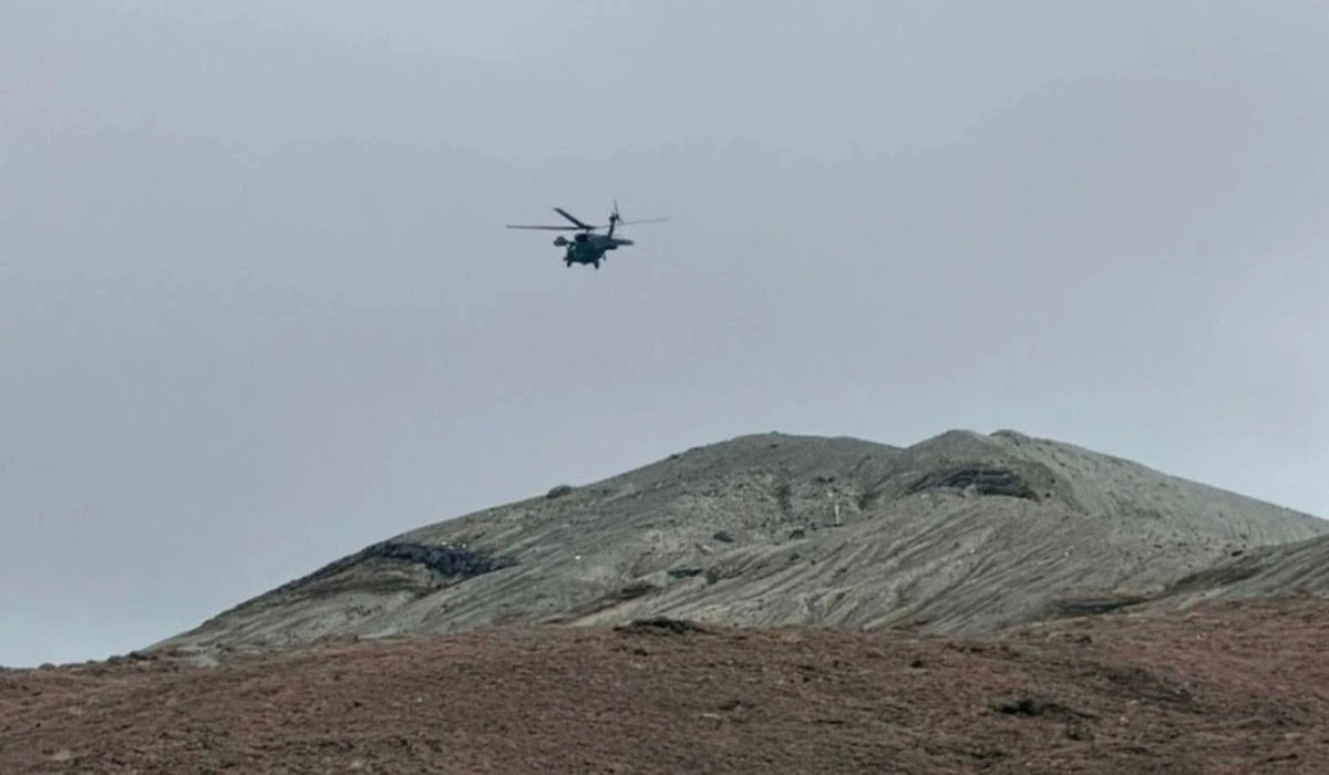 Kayıp Helikopter Par&ccedil;alanmış Halde Bulundu