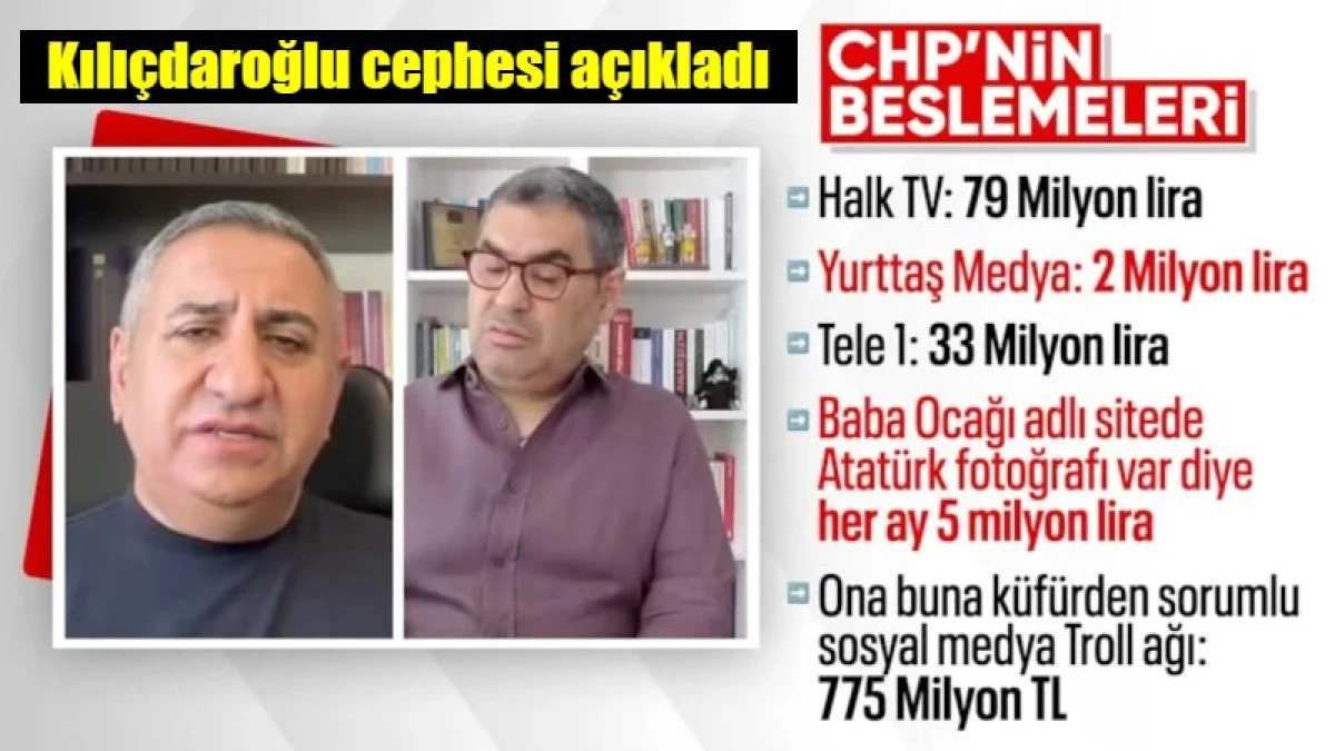 Kılı&ccedil;daroğlu cephesi a&ccedil;ıkladı