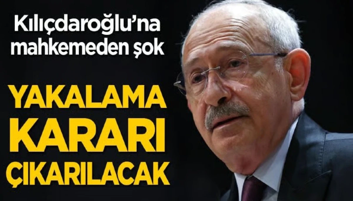 Kılı&ccedil;daroğlu'na yakalama kararı &ccedil;ıkartılacak