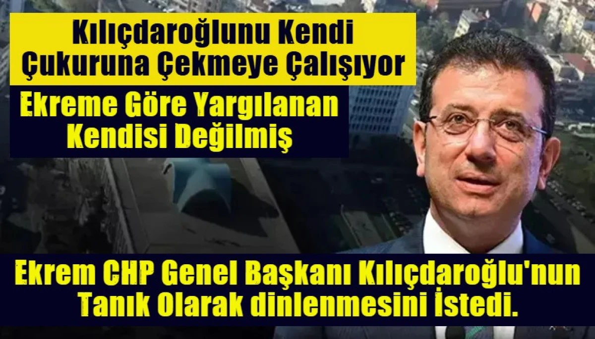 Kılı&ccedil;daroğlunu Kendi &Ccedil;ukuruna &Ccedil;ekmeye &Ccedil;alışıyor