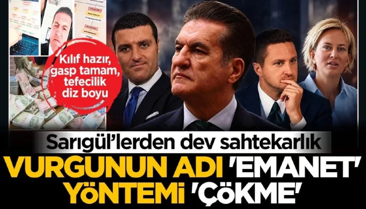 Kılıf hazır, gasp tamam, tefecilik diz boyu