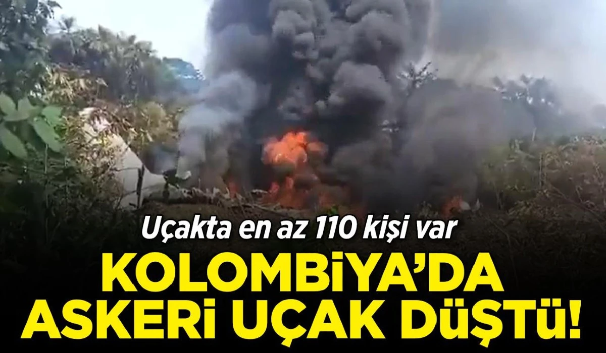 Kolombiya&rsquo;da nakliye u&ccedil;ağı d&uuml;şt&uuml;: İ&ccedil;inde 110 askeri personel bulunuyor