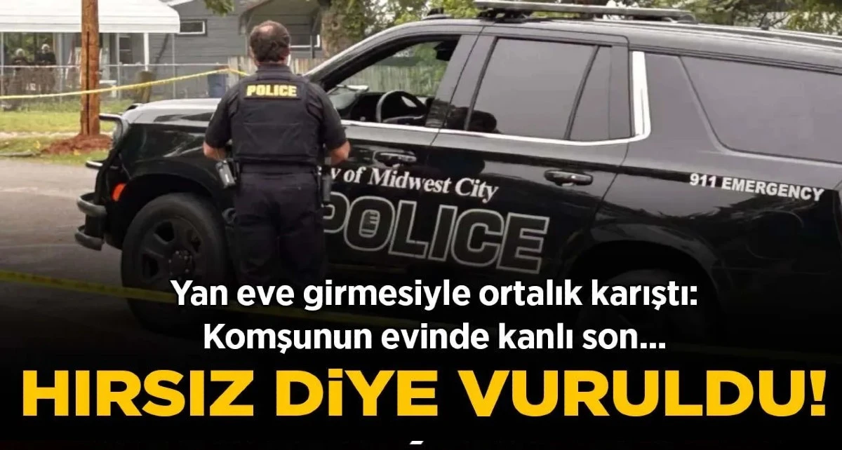"Komşusunun evine girdi" diye vuruldu!