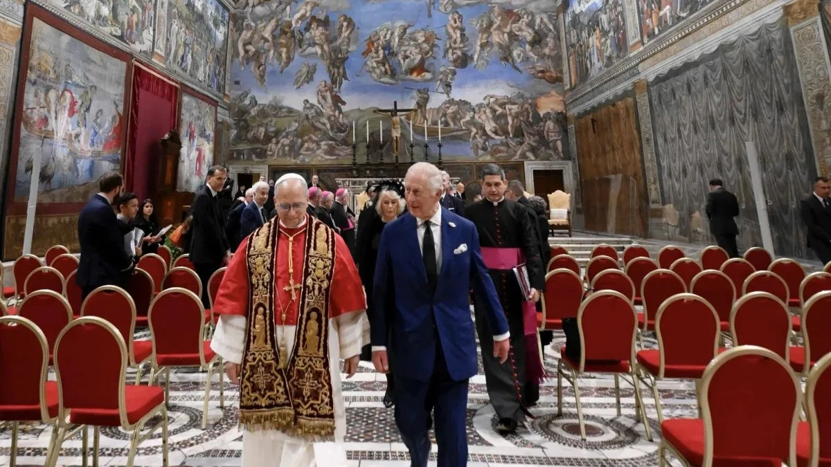 Kral Charles ve Papa 14’üncü Leo Birlikte Dua Etti