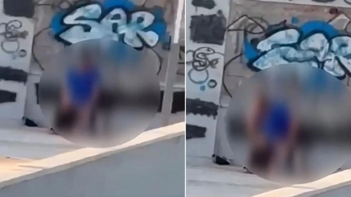 Laik İzmir'ki Herkesin G&ouml;z&uuml; &Ouml;n&uuml;nde &Ccedil;atı'da Sex Yaptılar