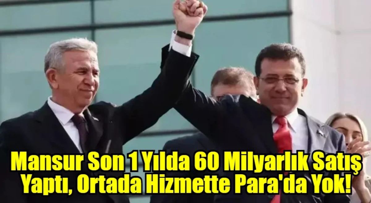 Mansur Son 1 Yılda 60 Milyarlık Satış Yaptı, Ortada Hizmette Para'da Yok!