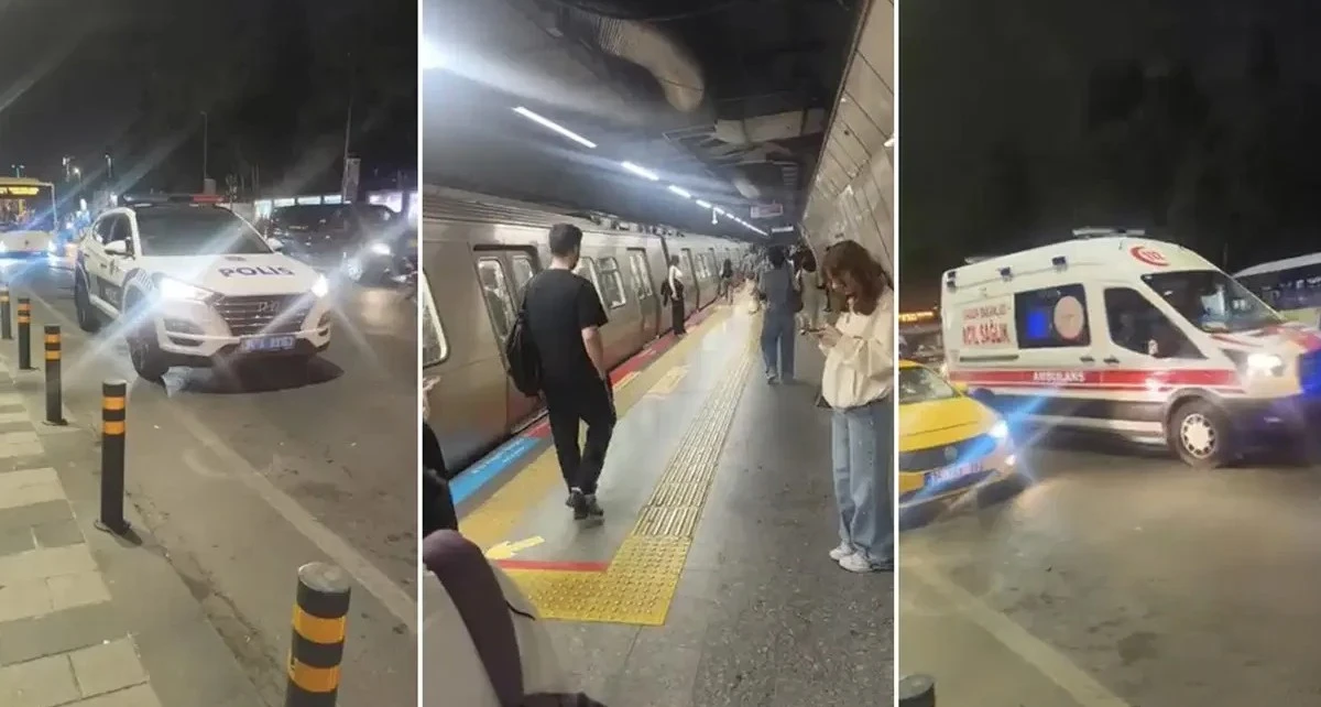 Metro İstasyonunda Feci &Ouml;l&uuml;m