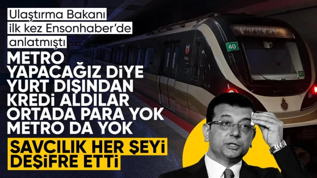 Metrolar için alınıp kullanılmayan krediler iddianameye girdi