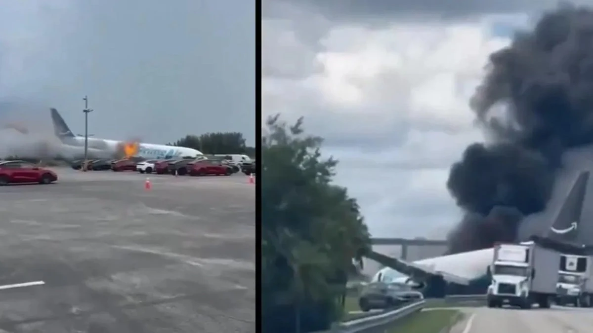 Miami Havalimanı&rsquo;nda Boeing Kargo U&ccedil;ağı Dehşeti!