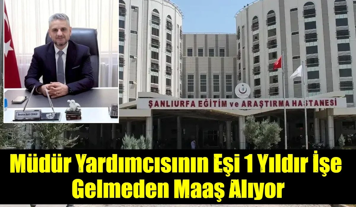 M&uuml;d&uuml;r Yardımcısının Eşi 1 Yıldır İşe  Gelmeden Maaş Alıyor