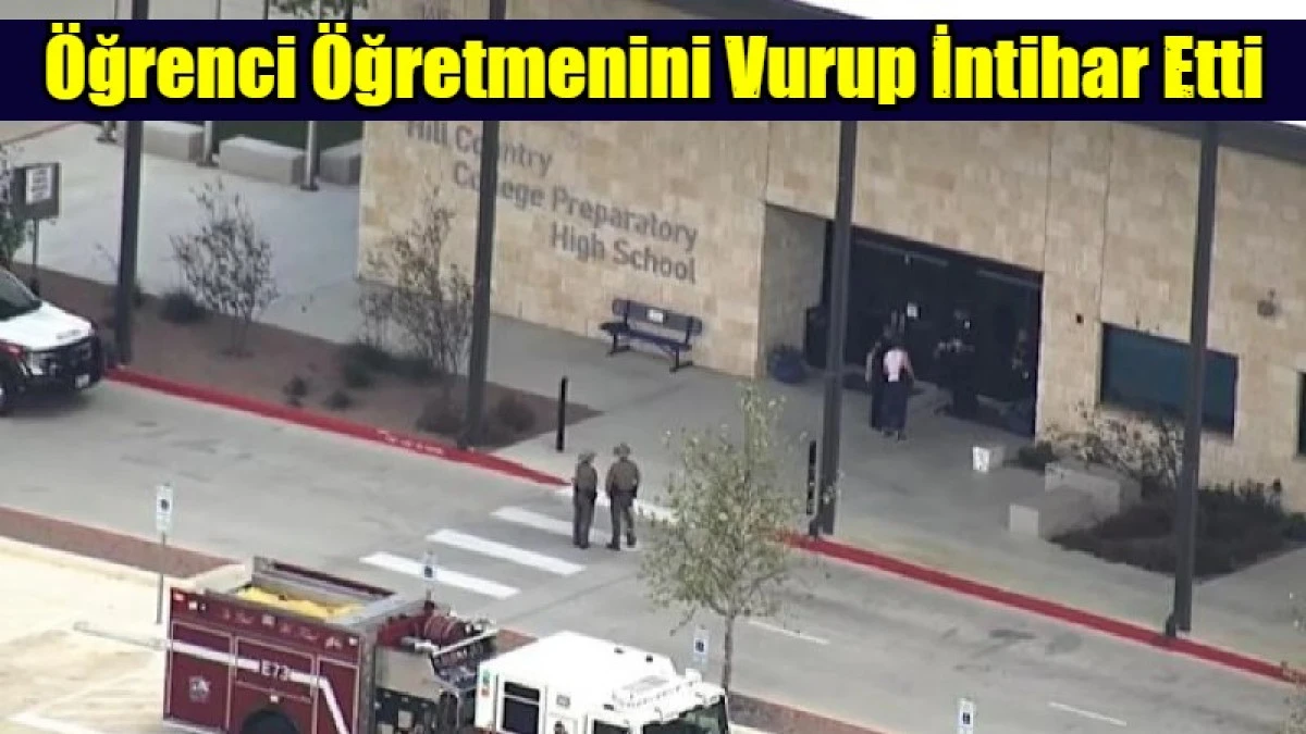 &Ouml;ğrenci &Ouml;ğretmenini Vurup İntihar Etti