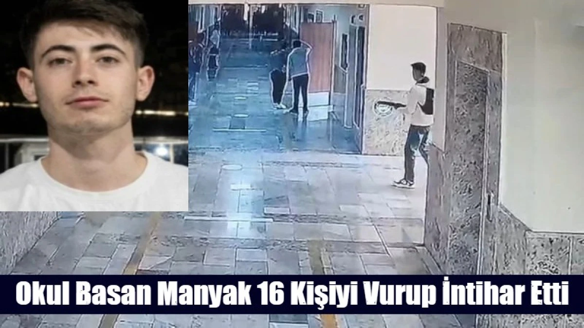 Okul Basan Manyak 16 Kişiyi Vurup İntihar Etti