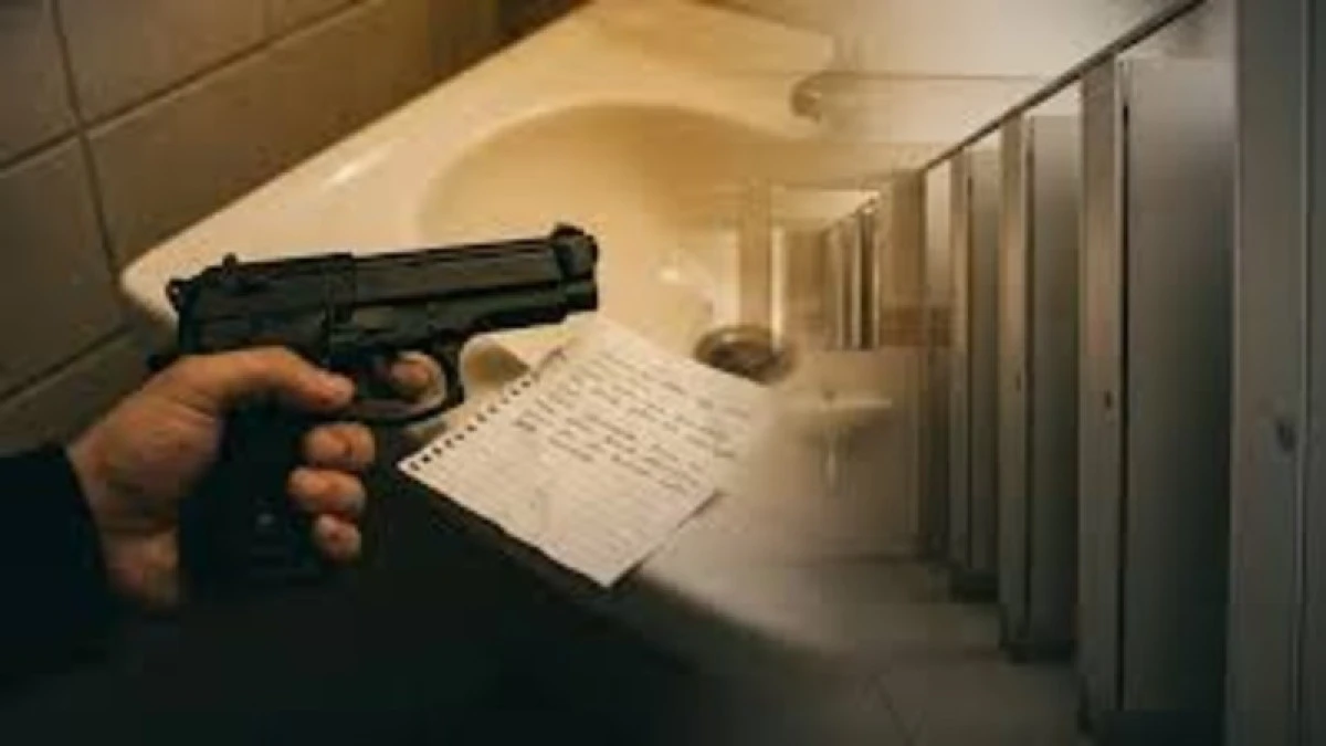 Okul Tuvaletinde Silah ve Tehdit Notu B  Julundu