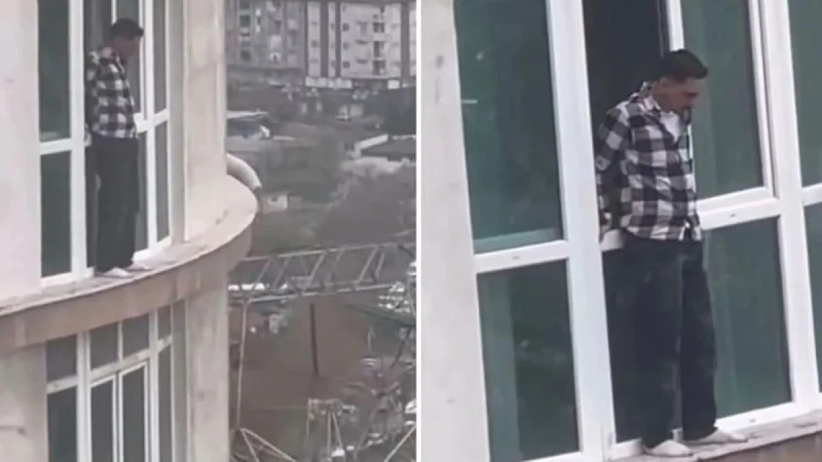 &Ouml;nce Prova Yaptı, Saatler Sonra Kendini Boşluğa Bıraktı