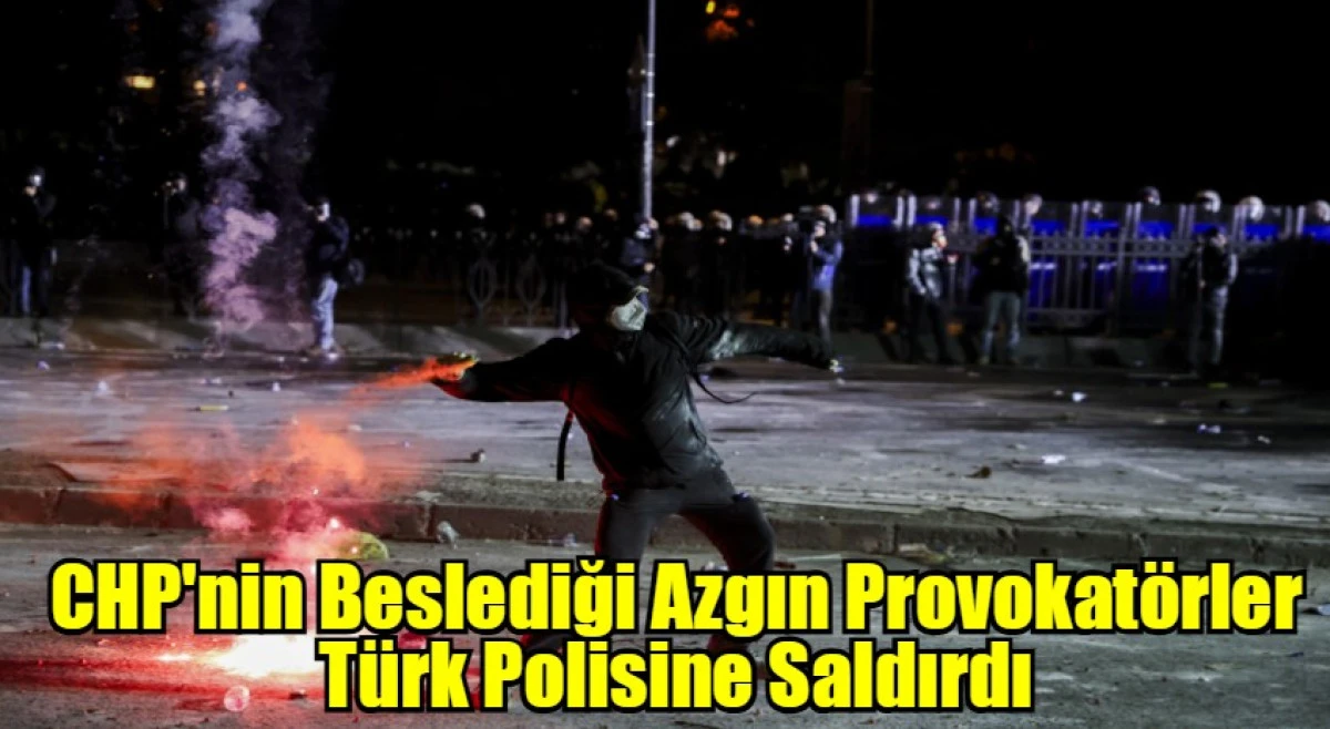 Özgür Özel'in ve Ekrem İmamoğlunun Beslemeleri Polise Saldırdı