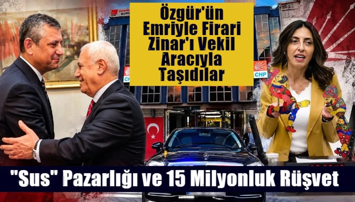 &Ouml;zg&uuml;r'&uuml;n Emriyle Firari Zinar'ı Vekil Aracıyla Taşıdılar