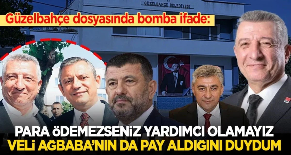 Para &ouml;demezseniz yardımcı olamayız! Veli Ağbaba'nın da bu işlemlerden pay aldığını duydum