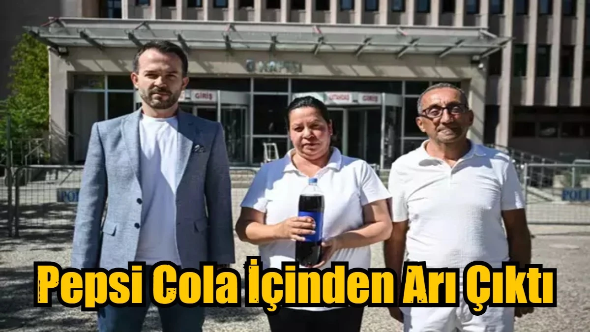 Pepsi Cola İçinden Arı Çıktı