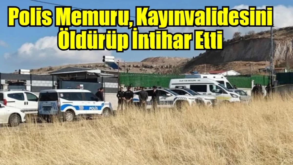 Polis Memuru, Kayınvalidesini Öldürüp İntihar Etti