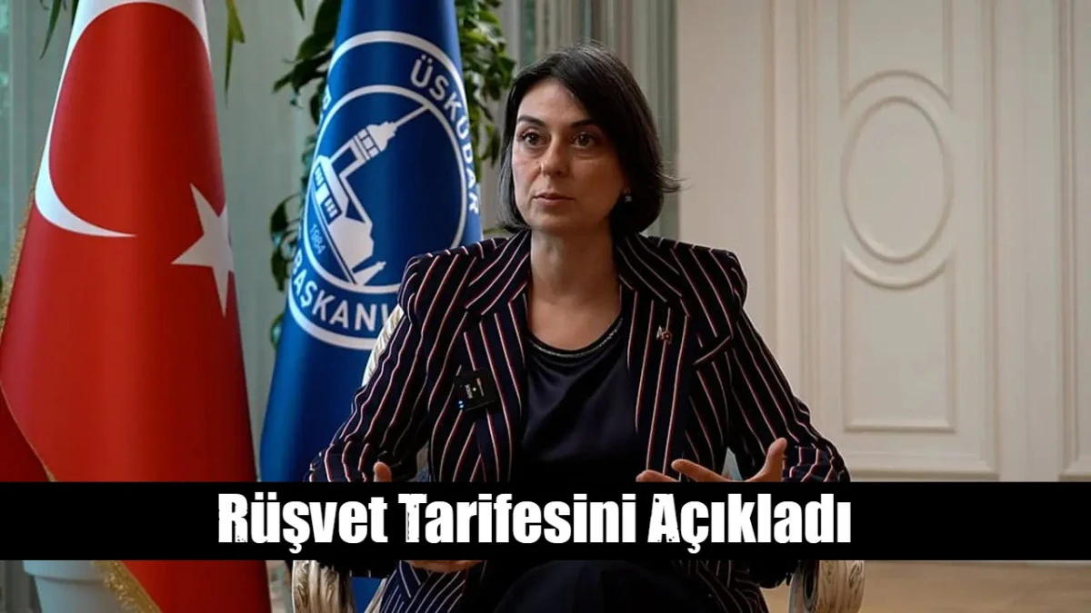 R&uuml;şvet tarifesini bakın nasıl belirliyorlarmış