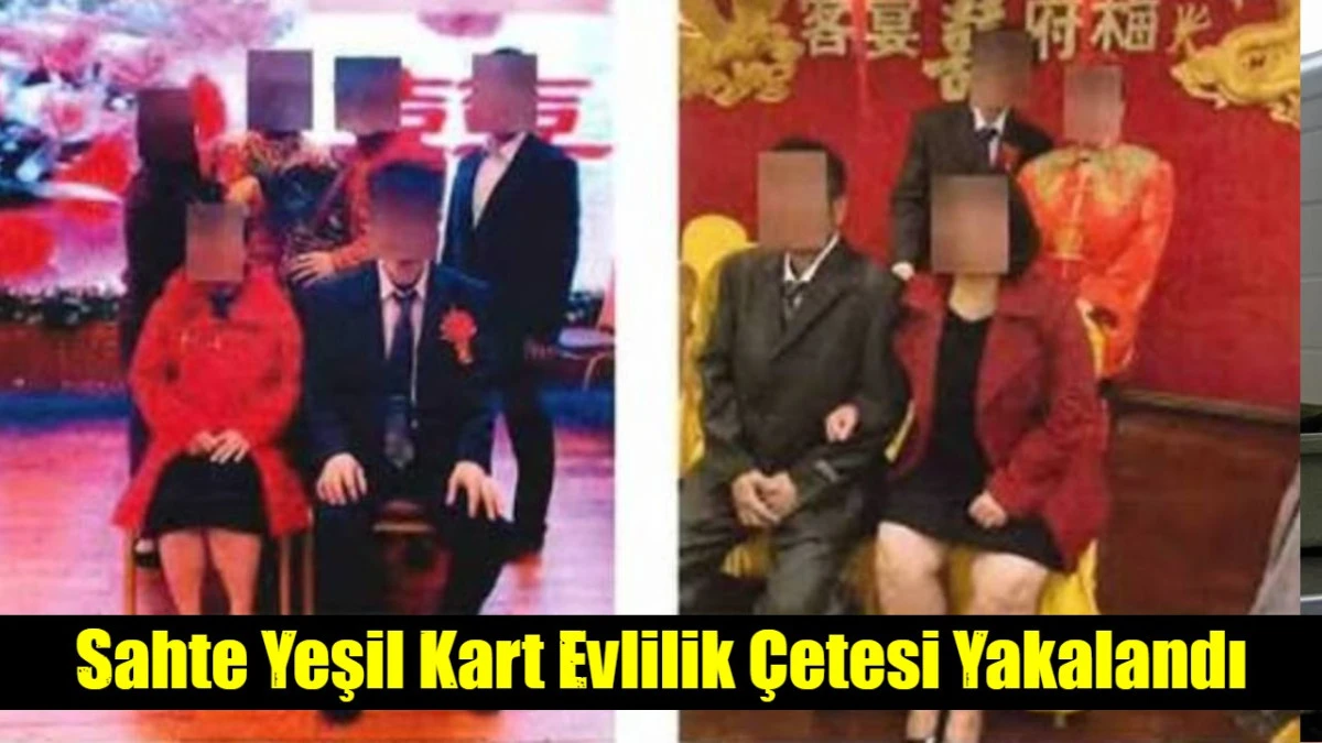 Sahte Yeşil Kart Evlilik &Ccedil;etesi Yakalandı
