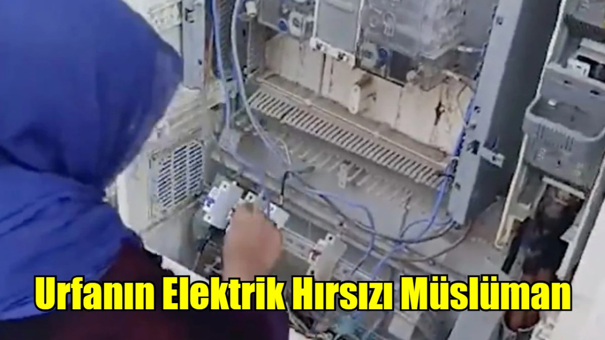 Şanlı Urfanın Sözde Müslüman Elektirik Hırsızları
