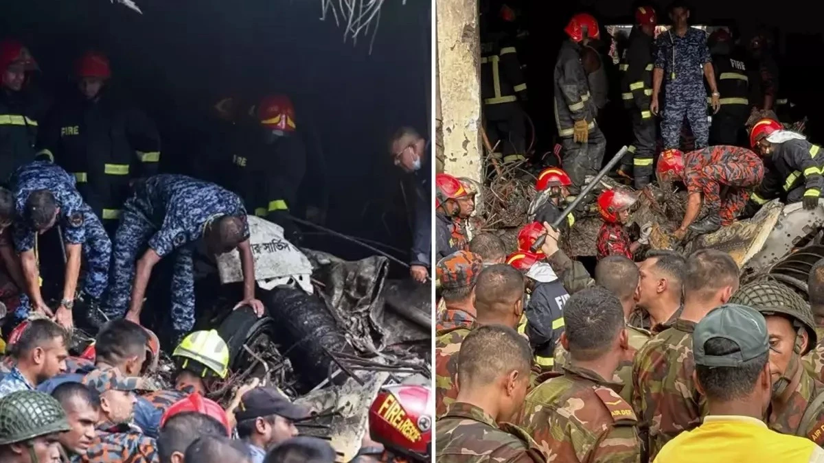 Savaş Uçağı Okul Kampüsüne Düştü