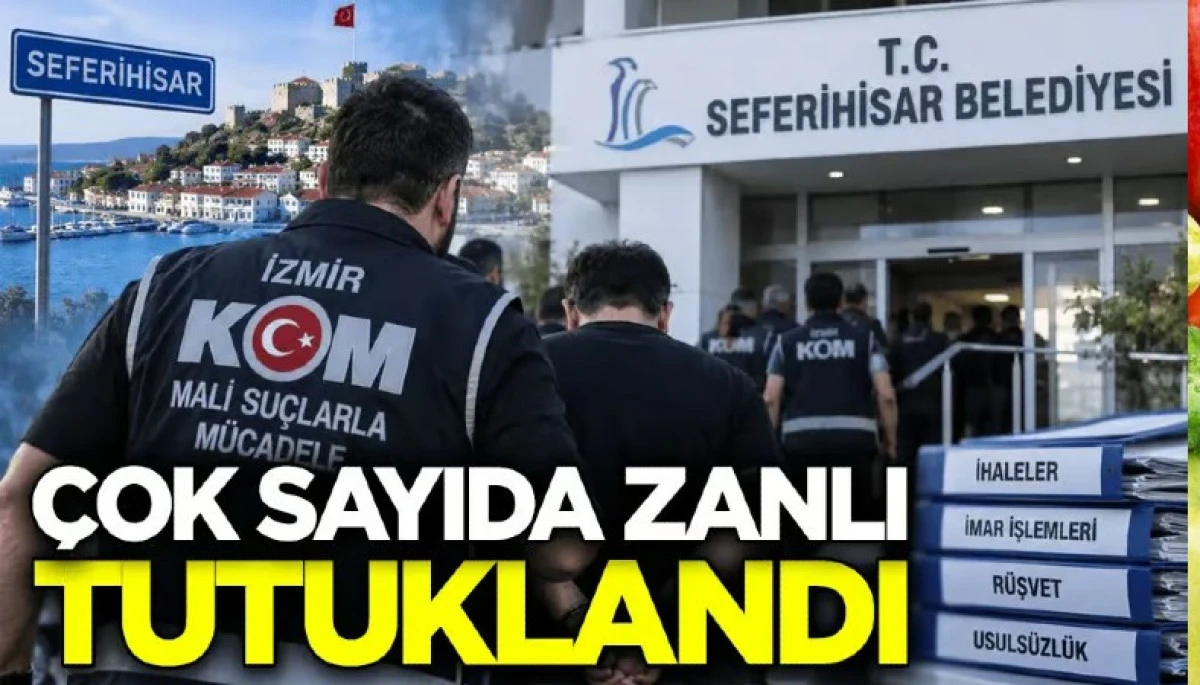Seferihisar Belediyesine r&uuml;şvet operasyonu