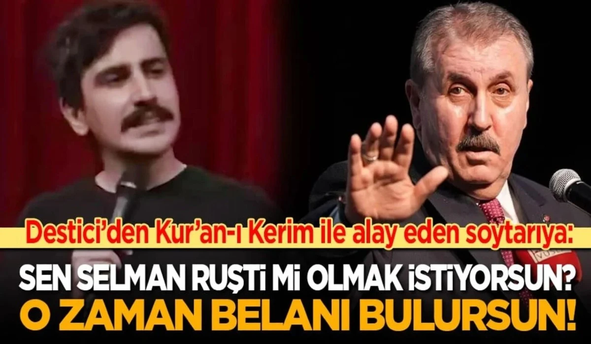 Selman Ruşti mi olmak istiyorsun? 