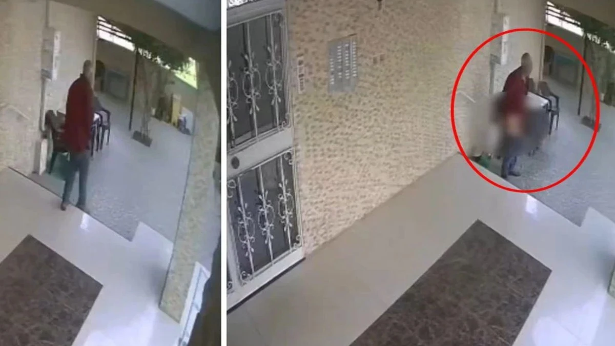 S&uuml;p&uuml;rge Sapıyla Kendini Tatmin Etti